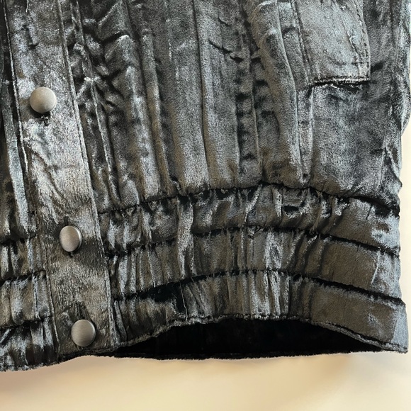 RARE VINTAGE Escada by Margaretha Ley Velvet Crystal Bomber Jacket - Picture 6 of 13